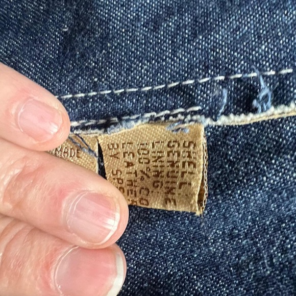 Scully Suede Leather Denim Lined Coat Tan Western Raw Edge Seam Jacket Womens - Picture 10 of 10